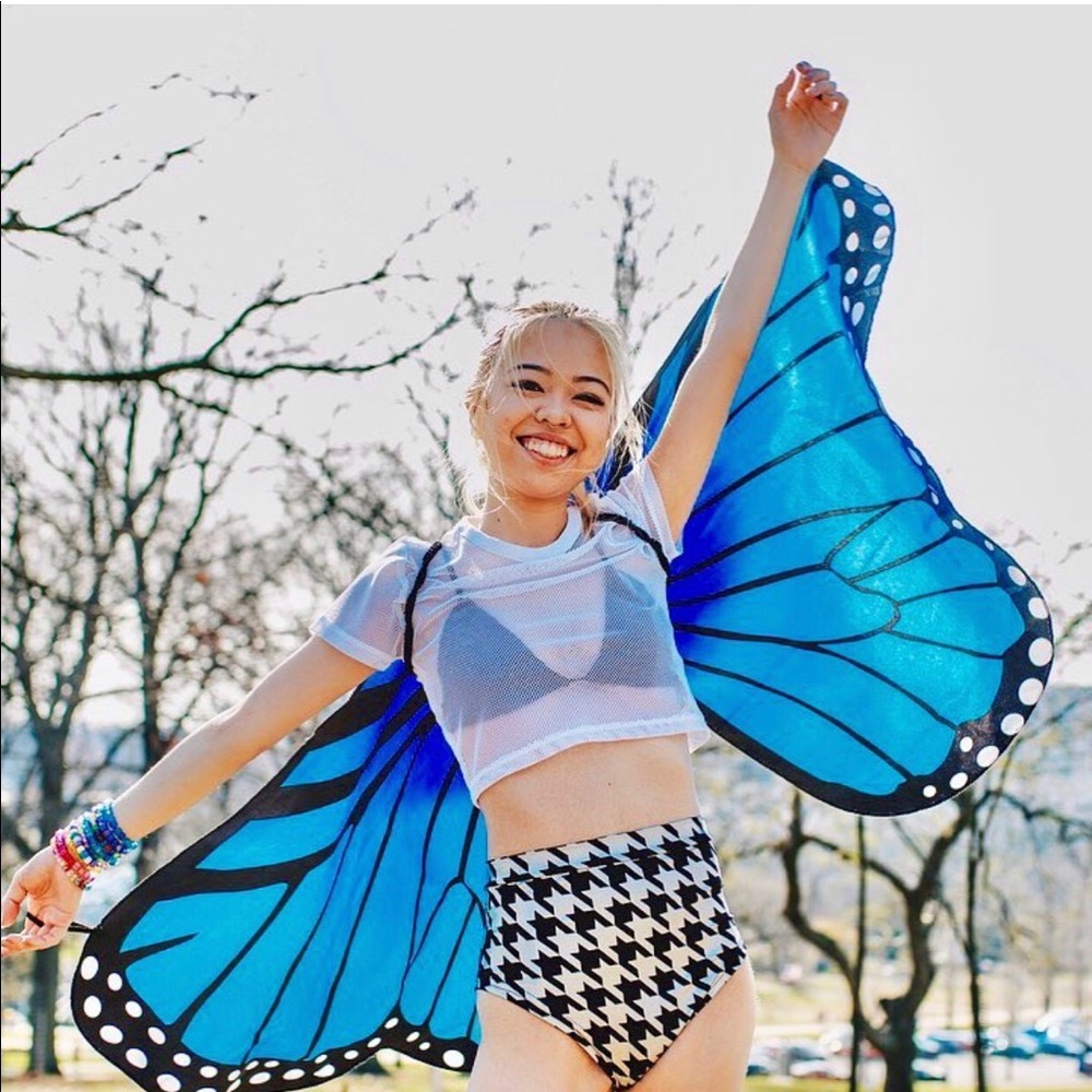 Blue Butterfly Wings